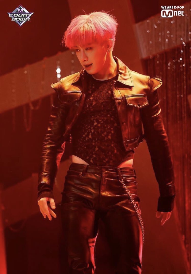 fun fact: wonho comes up with designs for his stage outfits himself, even drawing them out for his stylist to use. here's some of the unique outfits he's worn