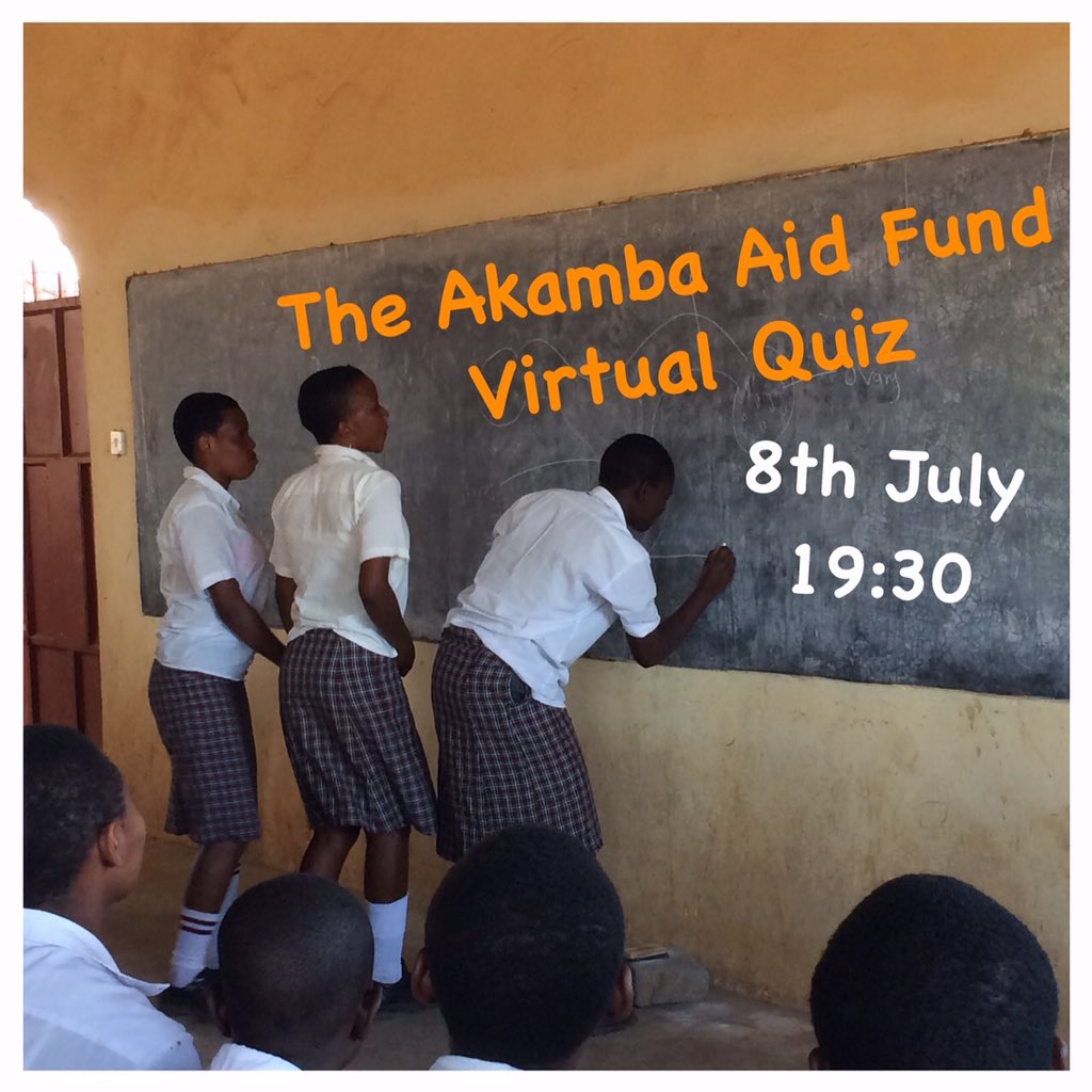 AkambaAidFund's tweet photo. Come and join us on 8th July for our online family quiz!

Message us with you team name for details.
#quiz #charity #aaf #fundraising 
https://t.co/FsHdUeh1bu https://t.co/r95tgSZ5IV