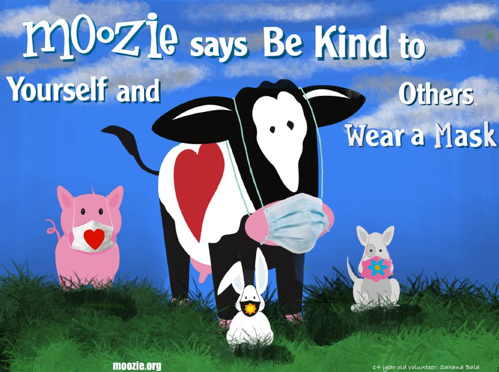 A very bright 14-year-old <a href="/gitanjaliarao/">Gitanjali Rao</a> and Moozie the Cow have a special message for us all: