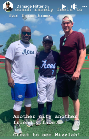 MikeWeiler75's tweet photo. Karl-Glad you got to catch up with Austin at his baseball home! It was fun for us to re-live memories of Barnstormer days &amp; wise sayings like "Strikes don't bounce!" or "When it doubt, hit it out!" Good luck to you, Ethan, &amp; the Aces! @damagehitter @IUKBaseball @ann_weiler https://t.co/dLIscNp8UN