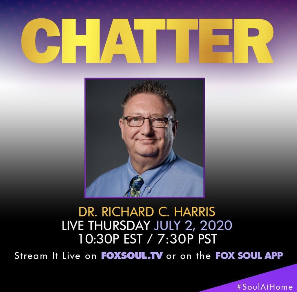 TheDocHarris's tweet image. More Big News!! TONIGHT at 10:30 pm EST I return to Chatter!!!  And I’m bringing my friend and colleague, Dr. Kenneth Stephens with me! Tune in to Chatter on the new Fox Soul network on the app, internet, or with Amazon Fire TV!  HarrisSpeaks.com