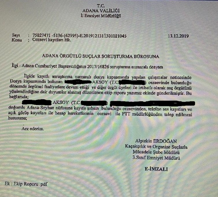 turkiye_kusu1's tweet photo. @AdanaEmniyeti İyi bari onlara önceden haber vermemişsiniz ki başarılı olmuş operasyon. https://t.co/I3um4r2QDH