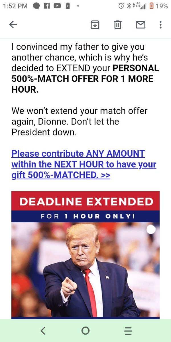 dionne_donelson's tweet photo. I wanted to tell @POTUS  to fuck off for his birthday...so I clicked sign his card....now imma ALWAYS TRUMPER??????🙄🤣🤣🤣 #COVIDー19 https://t.co/HgpxmO3CkV