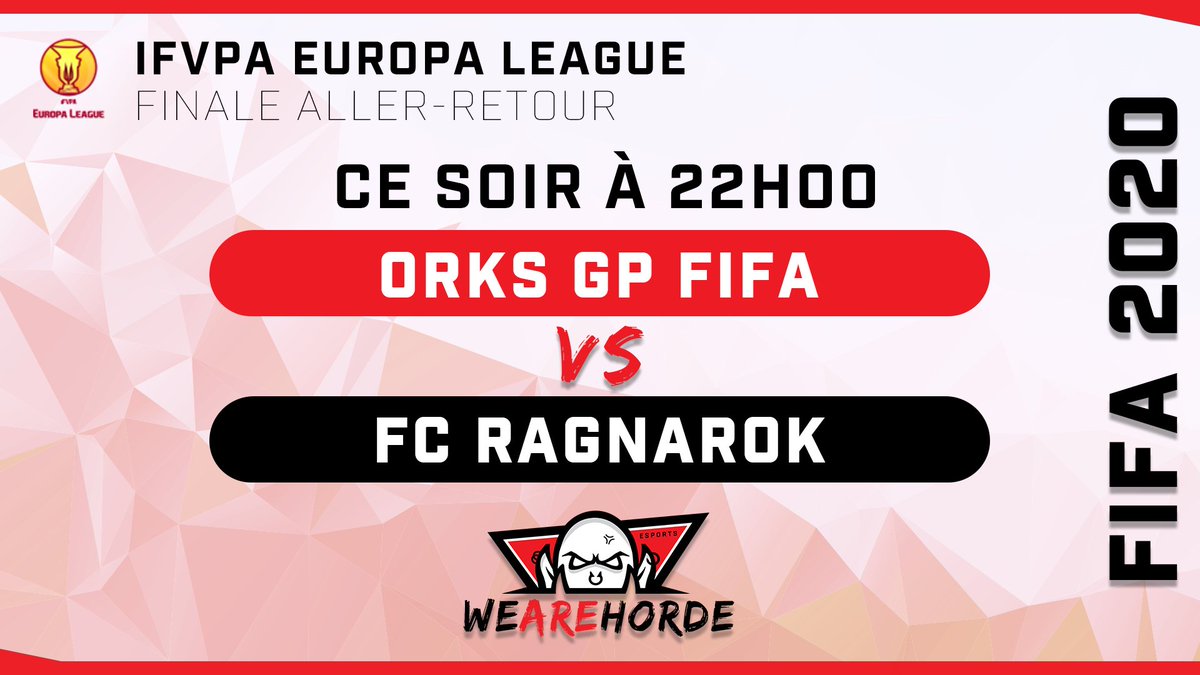 orKsGP's tweet photo. Venez supporter les orKs qui vont affronter les FC Ragnarok pour la finale de l'Europa League IFVPA avec aux commentaires @Skywarz1 accompagné de @Pwish4one, le stream commence à partir de 21h sur la #orKsTV !
👉 https://t.co/0GF89oKrNb
🔴⚫ #WeAreHorde 🔴⚫ https://t.co/BVGTQmsV46