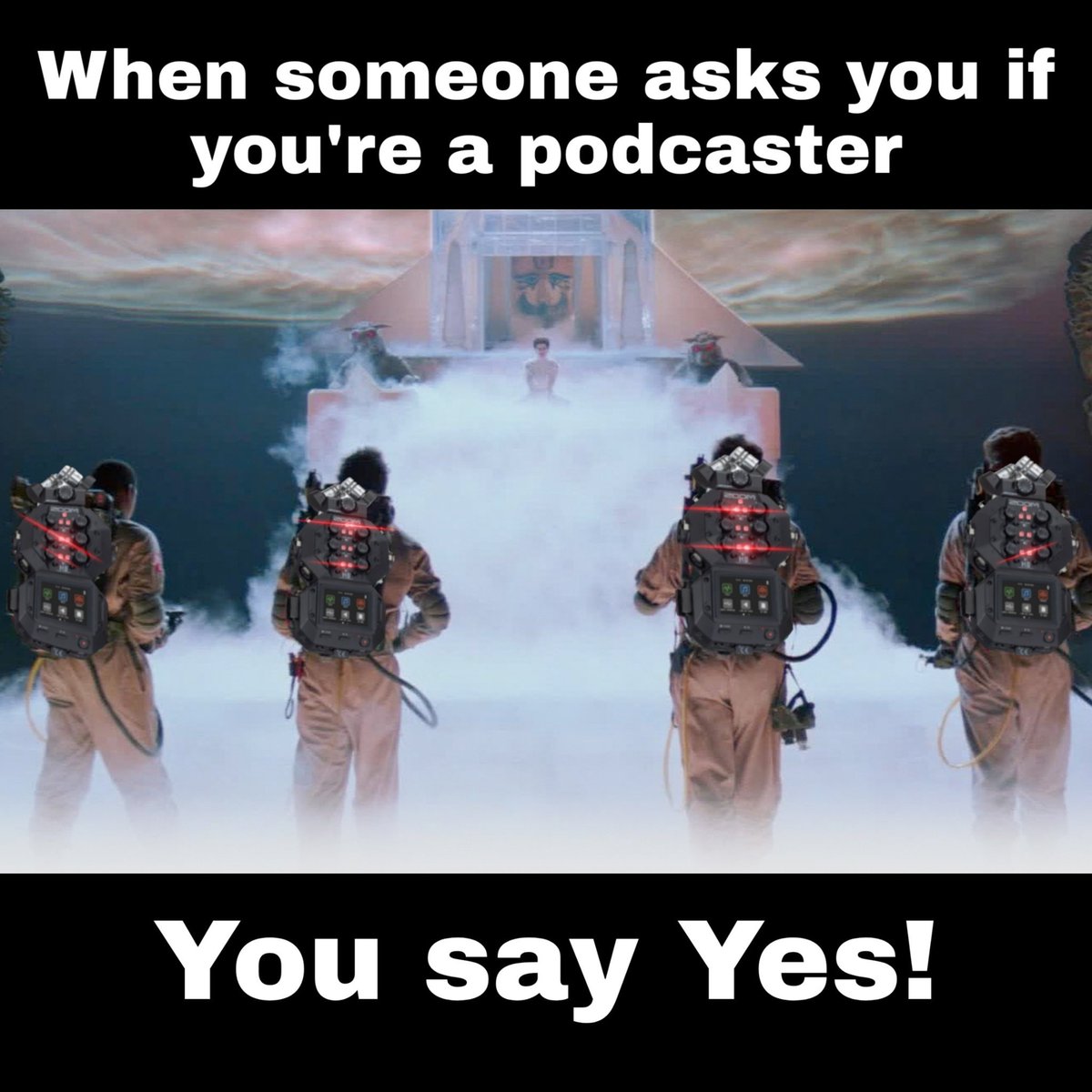 Me and my #podcasting friends when we get the new #ZoomH8! Can't wait!!