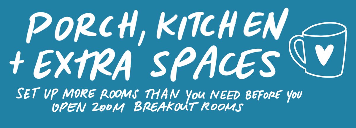 Once the breakout rooms are open, you sadly won’t be able to rename these extra rooms. Extra rooms is useful: we missed naming a particular topic’s breakout room (I’m so sorry). To direct people, we wrote on the Marketplace “go to Extra Room 1” and folks figured it out.  #OST