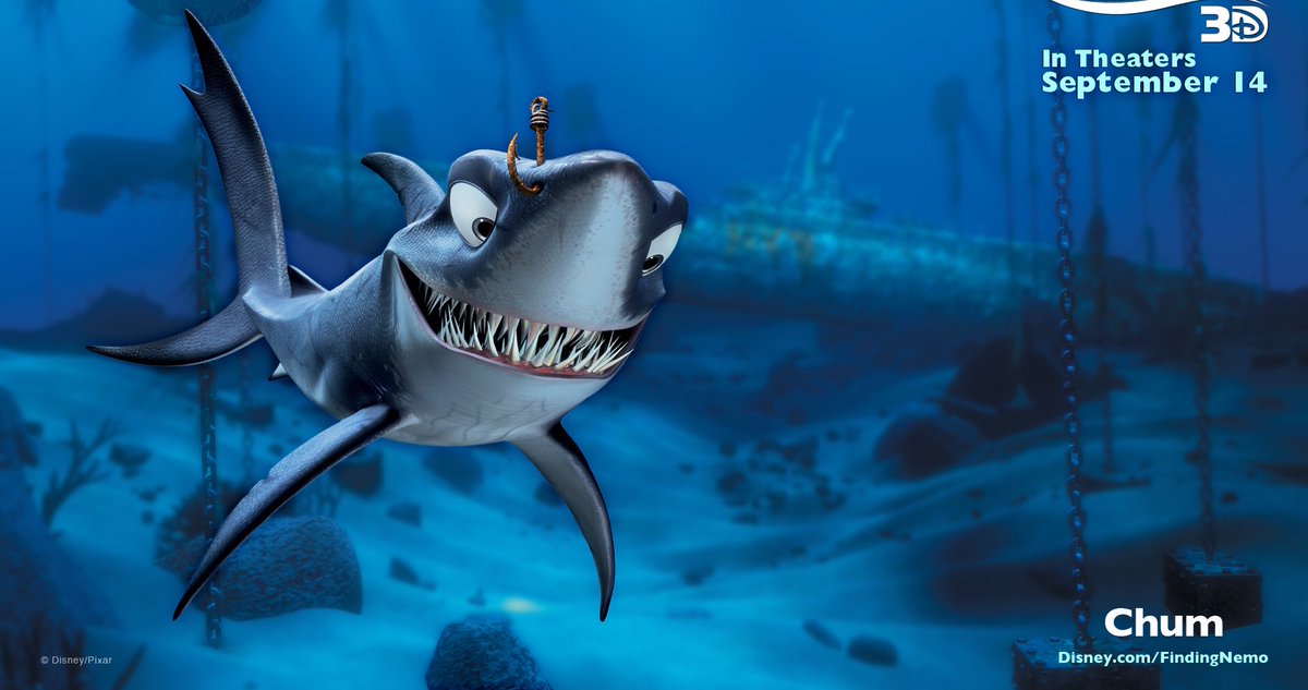 DaDirtyBubbble's tweet photo. This is just the trailer of the new finding Nemo sequel... finding Chum https://t.co/jjzsU5OYo0