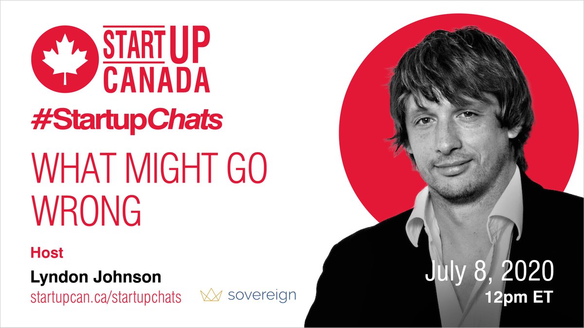 Learn how to expect the unexpected during #StartupChats on ‘What Might Go Wrong’ with @SovInsurance on July 8 at 12 pm ET! Register for free to get the Q’s at https://t.co/hqiTC9Ztof https://t.co/TDaI4evyfn