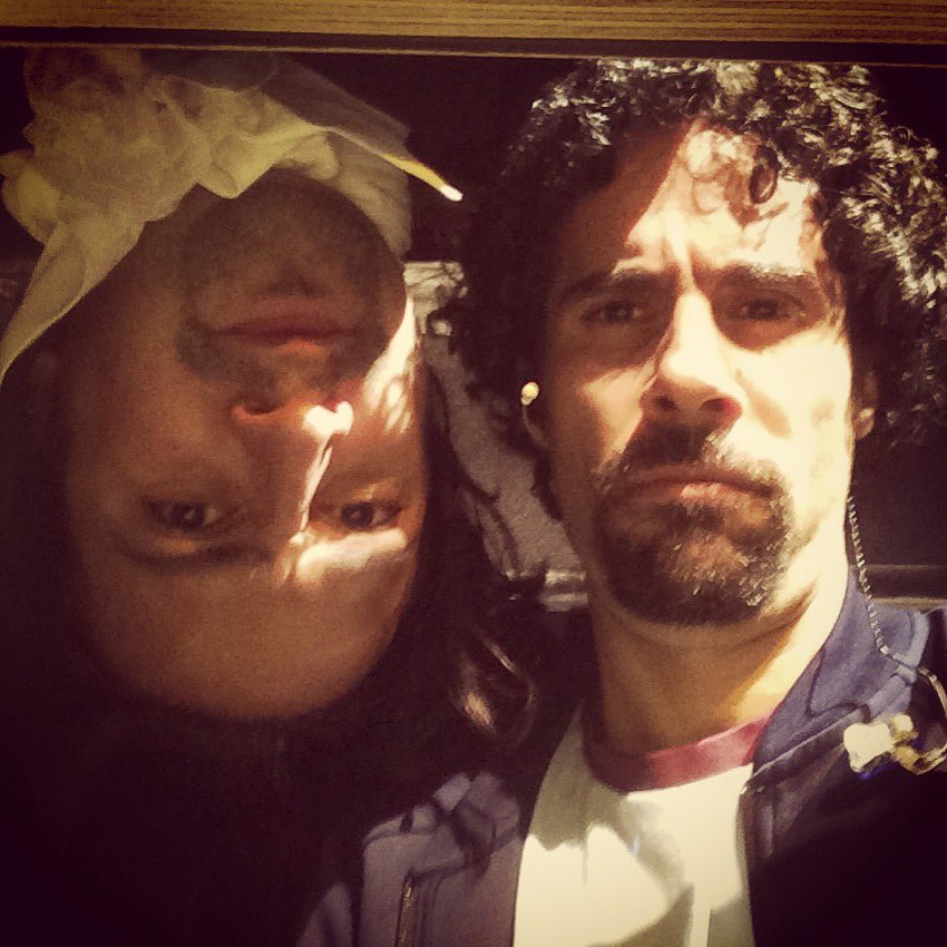 LacketyLac's tweet photo. When @Lin_Manuel visits me at the podium there’s usually a good picture to be taken. https://t.co/Ed1o0AozIp