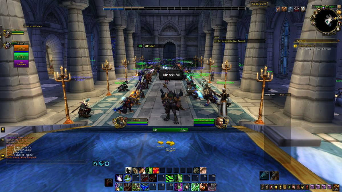 Baker1701's tweet photo. @Asmongold RIP Reckful, paying respects in stormwind cathedral Silvermoon EU https://t.co/XRdIsjmUhQ