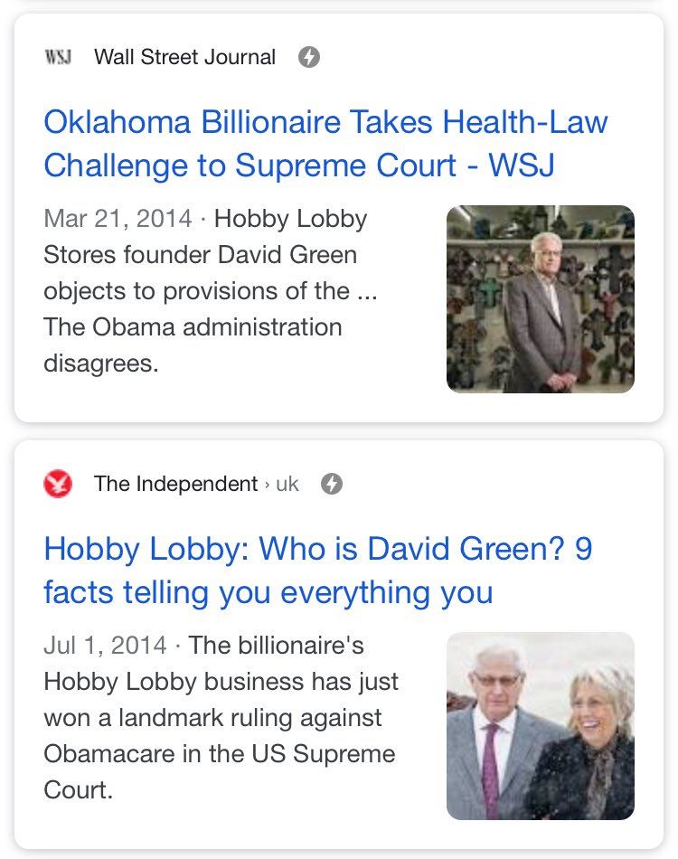 27/ DAVID GREEN*HOBBY LOBBY* FOUNDERFamous for battling Obamacare BUTTrump-basher