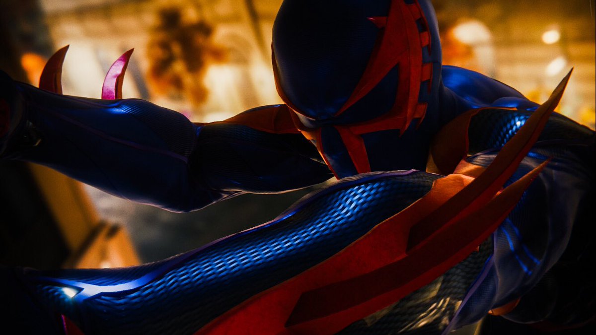 NYCWallSpider's tweet photo. Spider-Man 2099’s “Black” suit https://t.co/3JFjXkY7gm