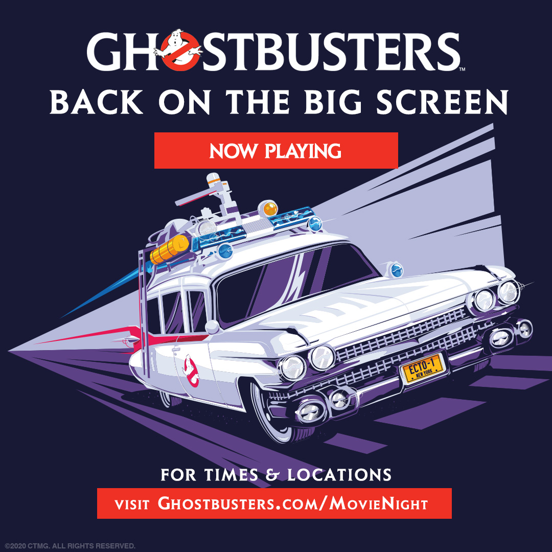 Jump in your Ecto-1 and spend the weekend with #Ghostbusters, back in theaters and drive-ins now!
Find your location: https://t.co/m2ioai19Jh. https://t.co/rOJ5FgI69O