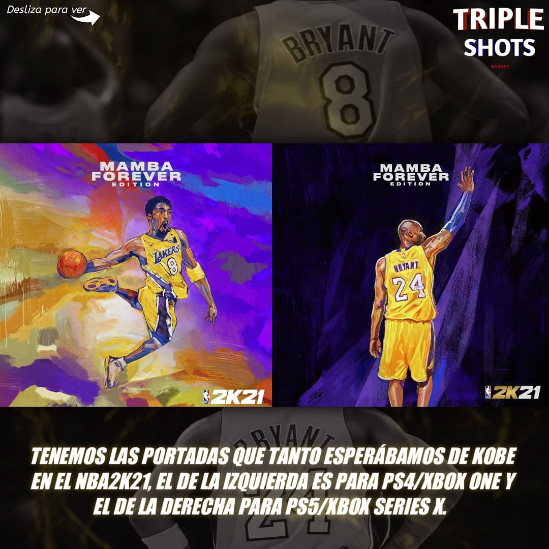 TripleShotsBskt's tweet photo. Las portadas de MAMBA FOREVER, la edición especial de @NBA2K para el nuevo 2K21 son tremendas y me encantan 🔥 #MambaForever #MambaMentality 🏀♥️ 
#nba #NBA2K21 #KobeBryant #argentina #leyenda https://t.co/oiclbDETr3