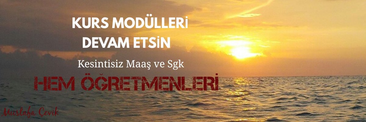 Usta Öğreticiler bunu fazlasıyla hak ediyor
#ustaogreticilereadalet
<a href="/ziyaselcuk/">Ziya Selçuk</a>
<a href="/BeratAlbayrak/">Berat Albayrak</a>
<a href="/tcmeb/">Millî Eğitim Bakanlığı</a>