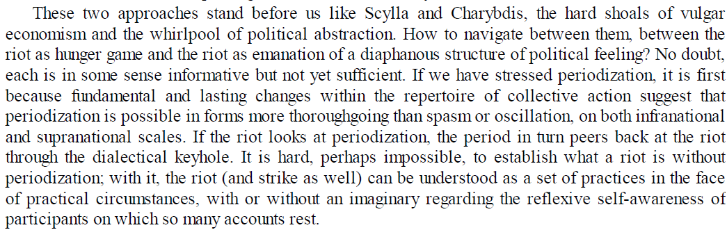 How then do we steer between vulgar economism and 'the whirlpool of political abstraction..'