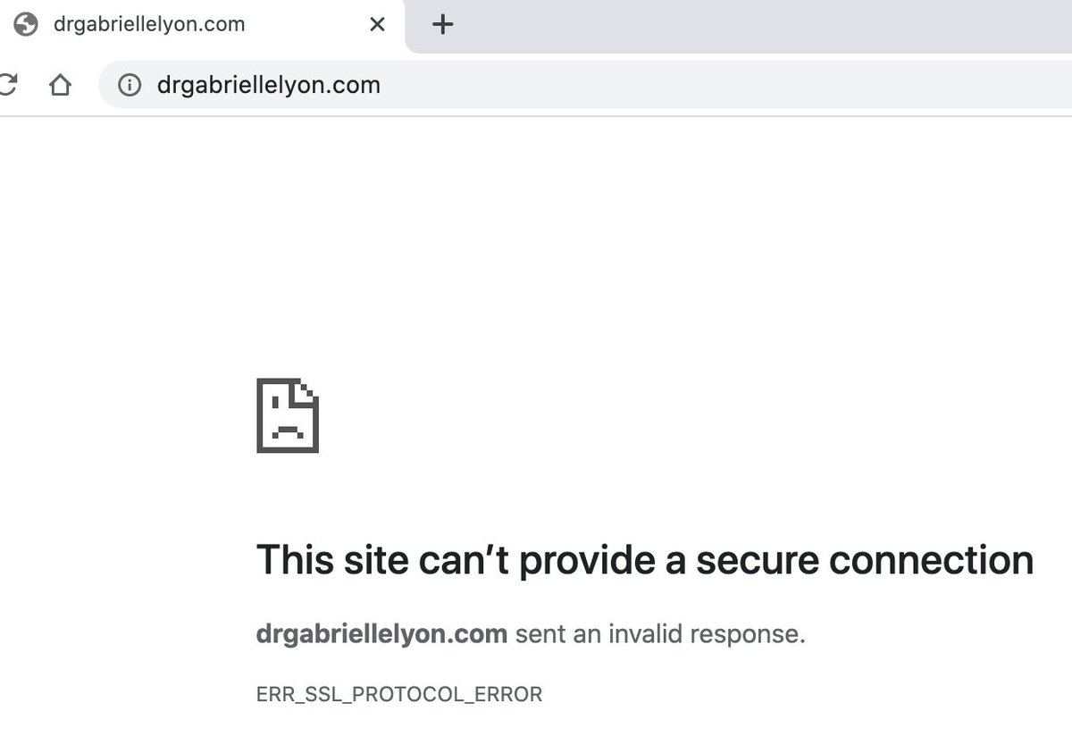 CriticalWS's tweet photo. Hello @drgabriellelyon. We like your content...please let us know if you need help getting your website back up and running. https://t.co/FQ4ibIUCXV