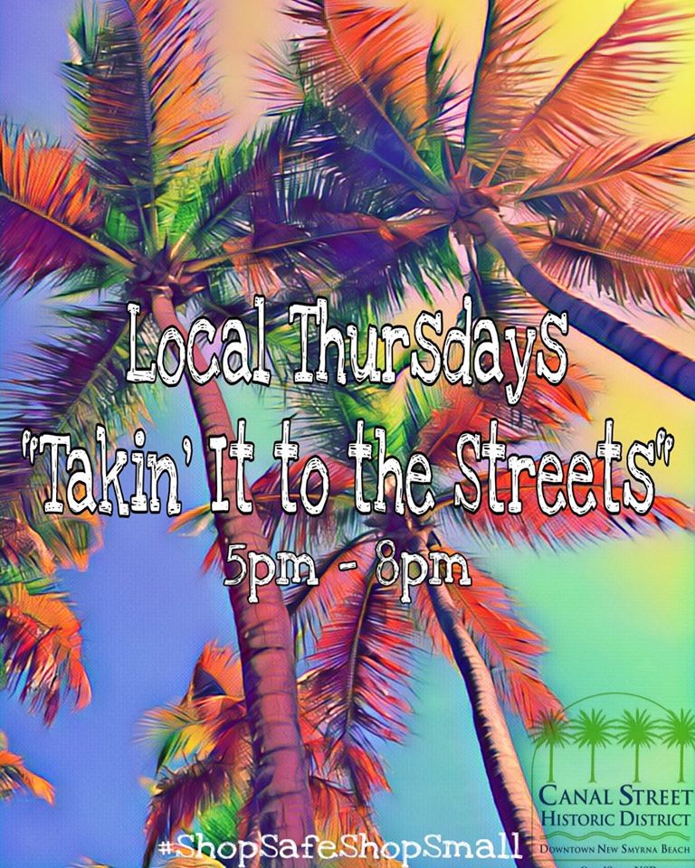 CityofNSB's tweet image. Enjoy all NSB's Canal Street merchants have to offer as they host their socially distanced "Takin' It to the Streets" event with over 50 participating local restaurants, stores, salons, and spas every Thursday from 5 to 8 p.m.

Info: canalstreetnsb.com

#ShopSafeShopSmall