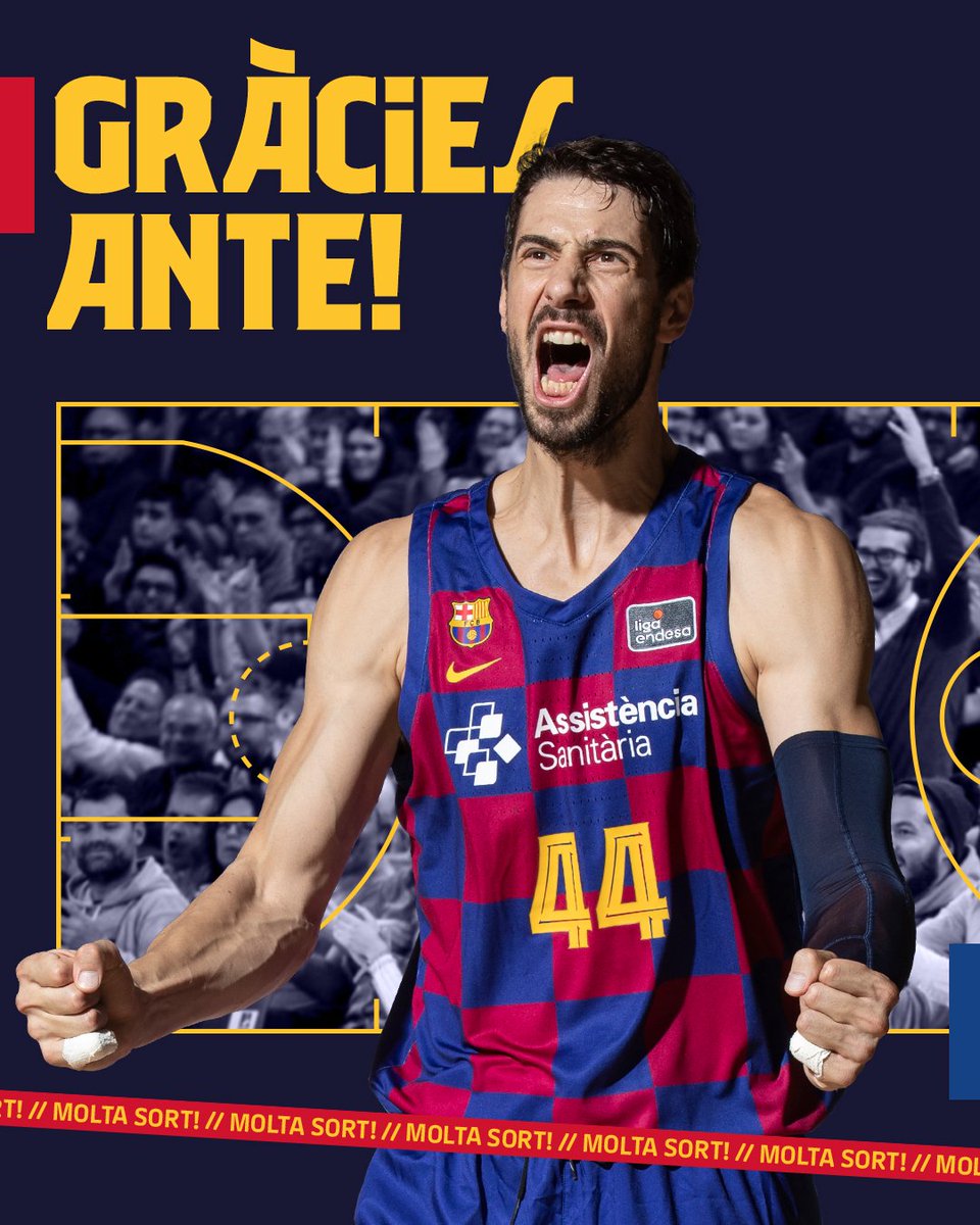 👉 <a href="/AnteTomic404/">Ante Tomić</a> 👈

✅ Jugador estranger amb més partits disputats (579) 
✅ 2n màxim rebotejador de la història del <a href="/FCBbasket/">Barça Basket</a>
✅ 3r jugador més valorat de la història del Barça
✅ 6è màxim anotador de la història del Barça

🔵🔴 Gràcies, capità: barca.link/gpEw30qVIx5