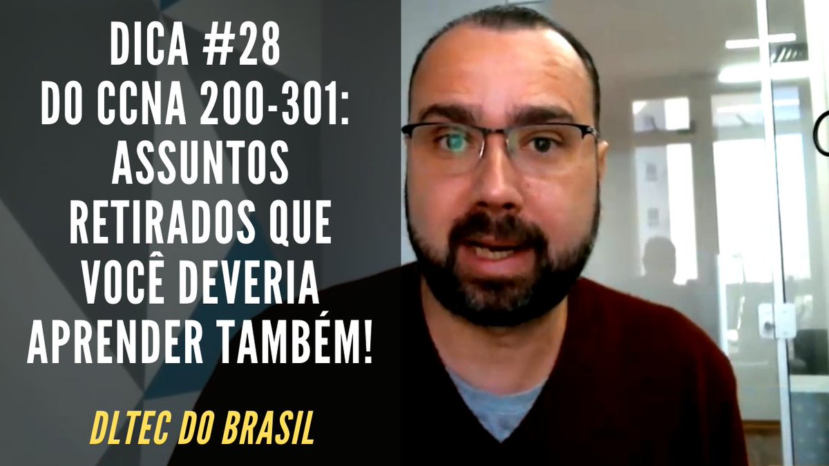 bscimento's tweet photo. Na dica 28 da #DlteC você vai aprender os assuntos que foram removidos da certificação #Cisco #CCNA 200-301 e são importantes depois na sua vida prática.
⬇️⬇️⬇️
https://t.co/TMbLhONFtR https://t.co/UWXFhxKrWs