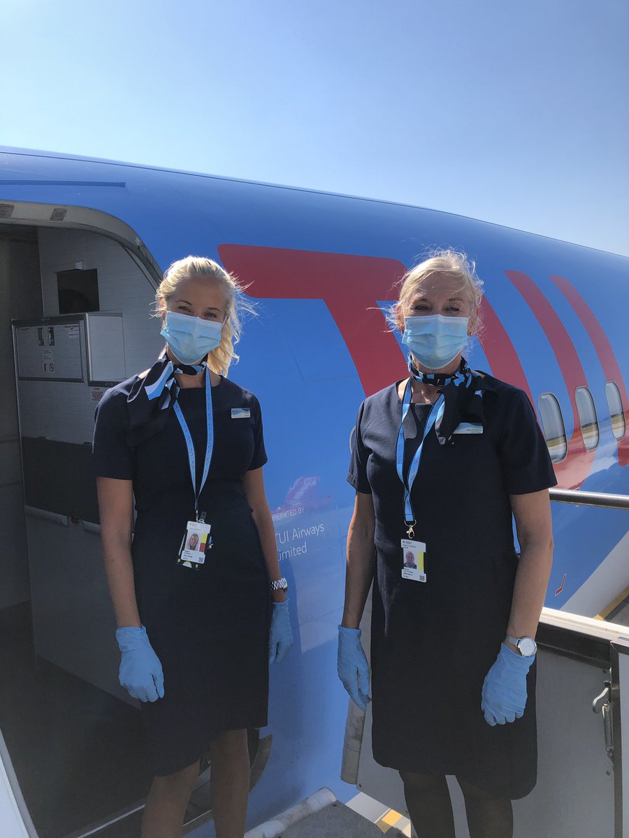 TUIGroup's tweet photo. First flights are always something special 🛫 Today, Swedish holidaymakers and media representatives were on board of our premiere promotional flight from Stockholm-Arlanda to sunny Rhodes, Greece. ☀️🇬🇷 https://t.co/p5D3AlbbKe