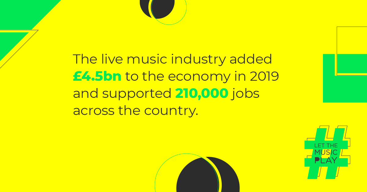 We are joining thousands of others in the music business for #LetTheMusicPlay to campaign for more government support for the UK music industry.