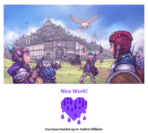 So we did a thing today! Super stoked to be able to take this path! twitch.tv/johncasual #twitch