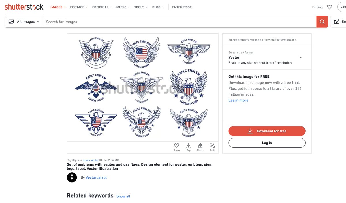 Note: these were all other options from the same artist.