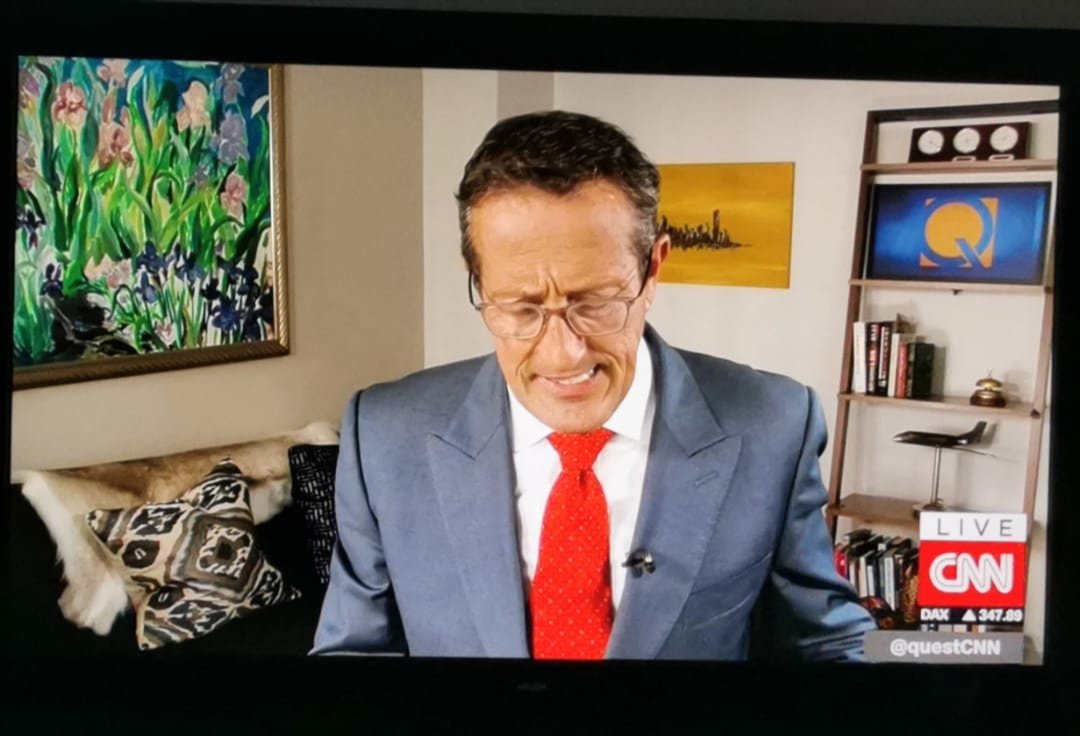 Is it just me or is the Q on his wall unit subliminal?

#Q #CNN