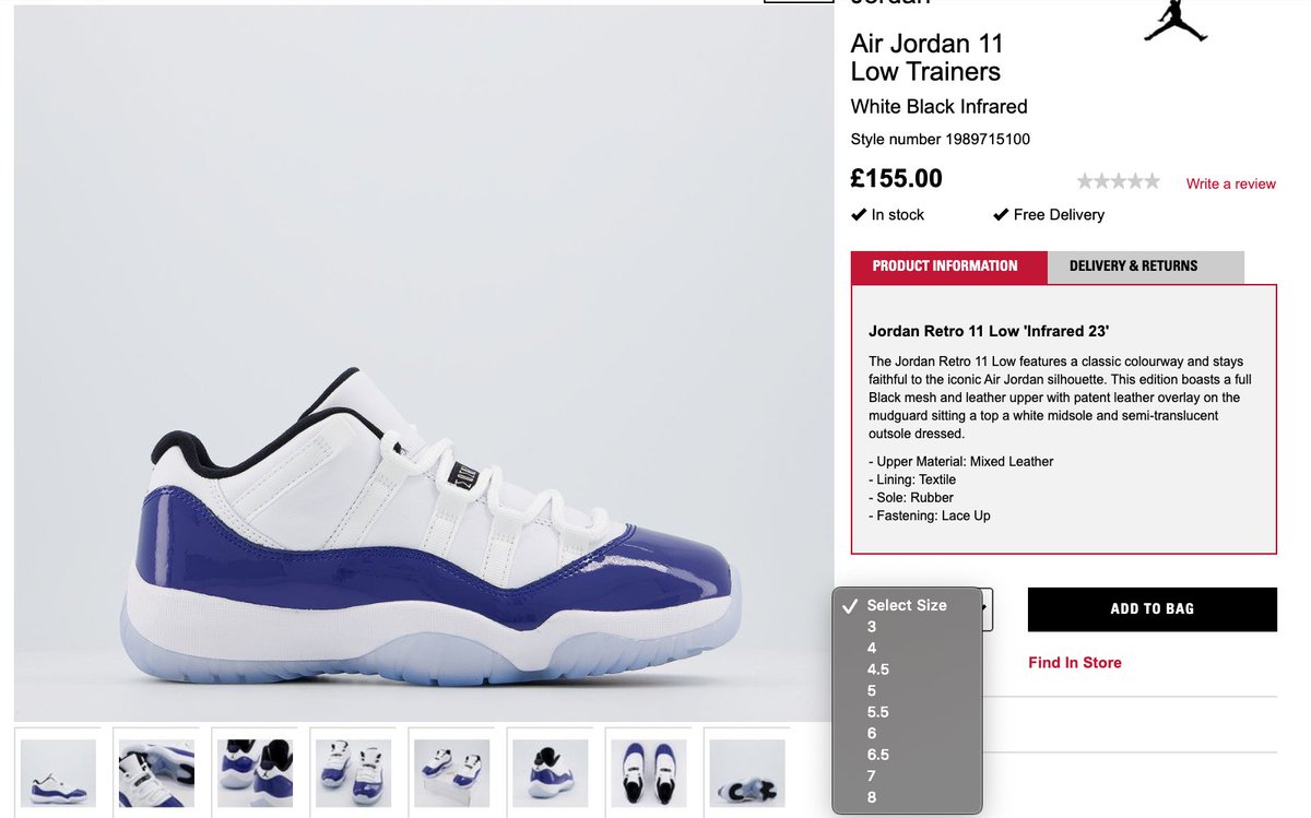 retro 11 restock