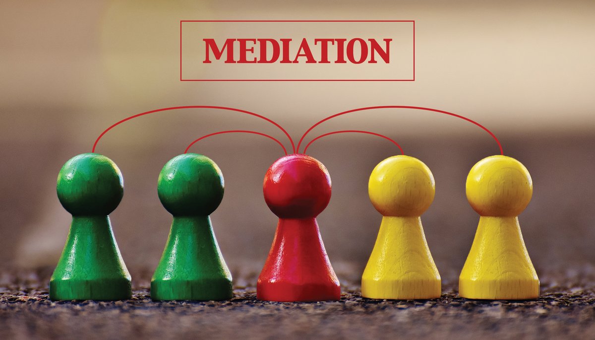 wmsmediation's tweet photo. ⚠️ Introducing our Friday FAQs on mediation: ⚠️
What is mediation?
Mediation is a voluntary way of resolving a dispute out of court at any time, with or without lawyers, and with the help of a neutral, trained mediator, who helps parties reach an agreement. #mediationfaqs https://t.co/6gux13yFgc