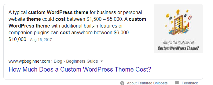 Do they want something unique or simple? Maybe a standard WordPress theme works for themBut what if it doesn't? A SIMPLE custom WordPress theme can cost anywhere between $1500 and $5000*Development work is costly!--* I Googled this, I have no experience with WordPress