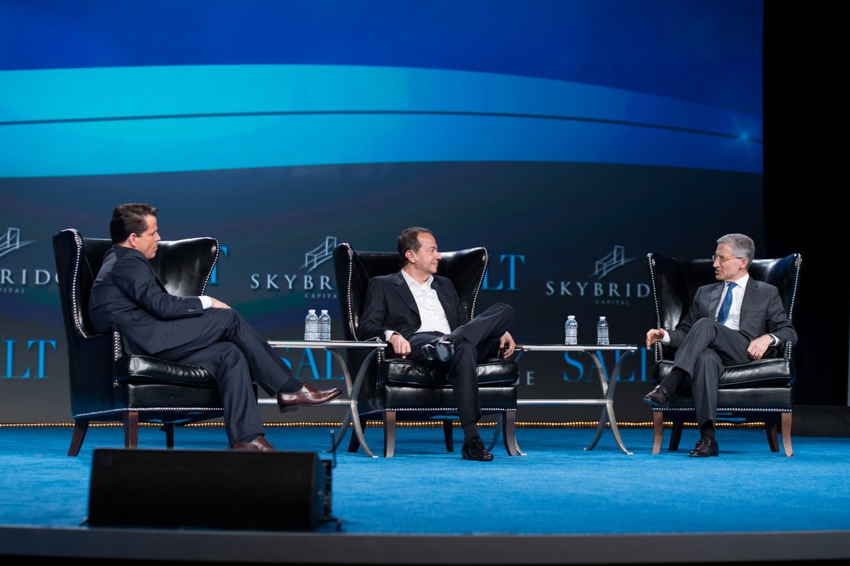 SALTConference's tweet photo. .@SkyBridge Founder & Managing Partner Anthony @Scaramucci moderating a conversation between Joshua S. Friedman (Canyon Partners) and John Paulson (Paulson & Co.) at #SALT2015.
Don't miss Josh Friedman's appearance on #SALTTalks next week. Register at https://t.co/KSs2lfDe7E. https://t.co/WazzDUD3pP