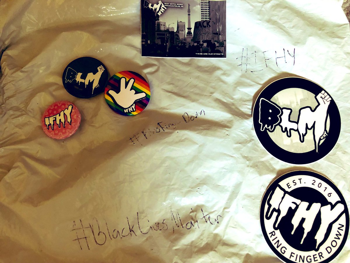 YOOO today was quite the mail day! 

i got my #BLM <a href="/IFHY317/">IFHY</a> package today and it did not disappoint! the t-shirt is very high quality, and it came with some extra goodies! shout out to <a href="/thisisjrose/">jrose from Nap</a> for putting this all together for a great cause!! #blacklivesmatter