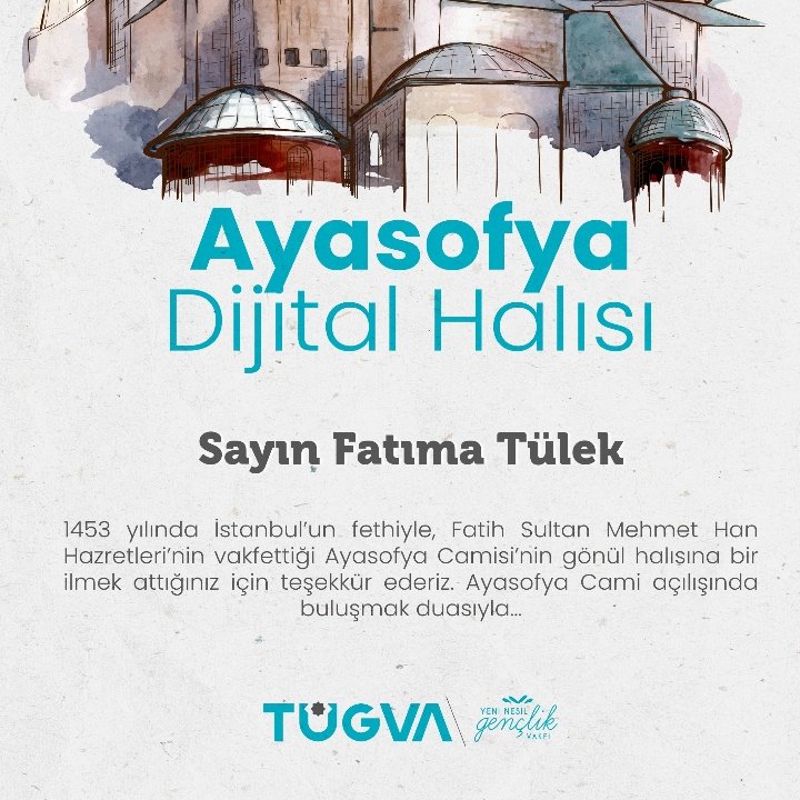 Sefer bizim zafer Allah'ındır ✋
#Fetih2020Ayasofya