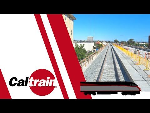 As we’ve sheltered in place, Caltrain has made great progress across the street!  Check out the train moving across the new track for a preview of your next commute. youtu.be/xF1htKs-9Nc