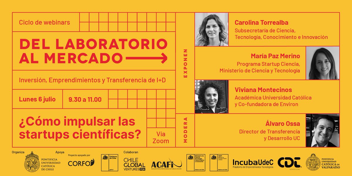 El lunes 6 de julio a las 9.30 estaremos conversando sobre el programa #StarupCiencia de <a href="/Corfo/">Corfo</a> <a href="/min_ciencia/">Ministerio de Ciencia</a> que financiará proyectos por hasta CL$220 millones. Más info e inscripciones👉 url2.cl/685RT
