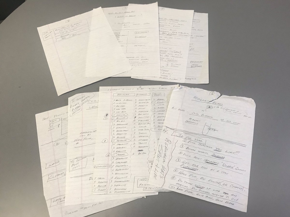 Impactful moment I will never forget. Met with Dr. Coffey 1:1 just before my lab time and in 9 handwritten pages he essentially summarized my career interests and goals. Amazing human! Forever grateful Dr. Coffey and the Brady!