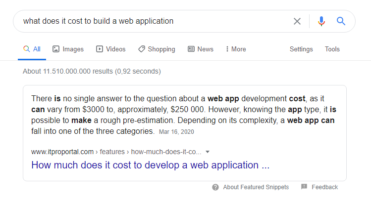 What if something like WordPress doens't work for them?Maybe they want you to build an actual web application (not a normal website)There are many ways to do this, and none of them are cheap! This is because it can take months to build a project like this 