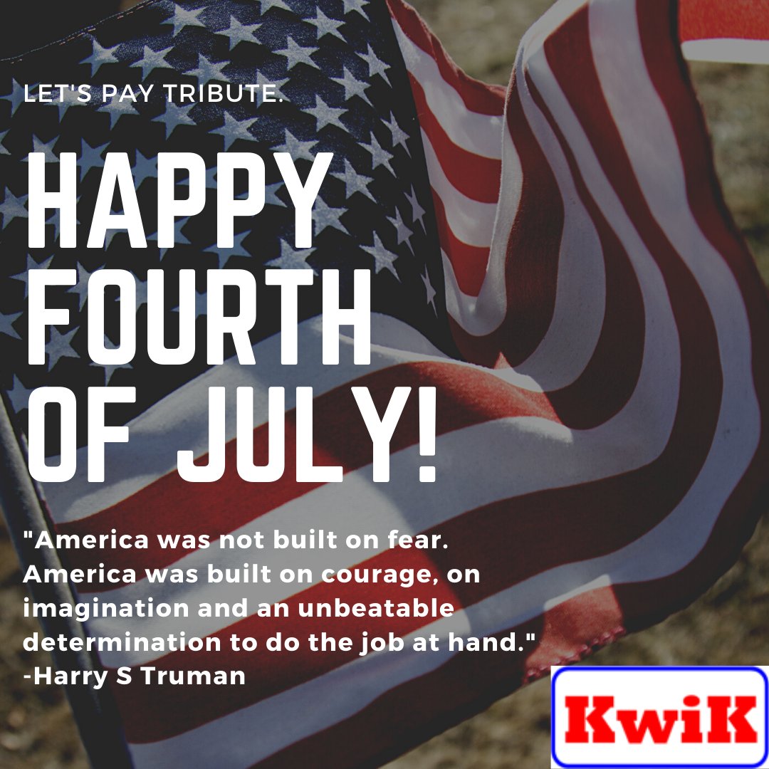EquipmentKwik's tweet photo. From all of us at KWIK Equipment Sales, LLC, we wish you a Happy 4th of July!

#July4th #IndependenceDay #Freedom #Celebrate #kwikequipment #customchassis #trailers #webuildcustomtrailers #yourproject https://t.co/P4NVjpsvav