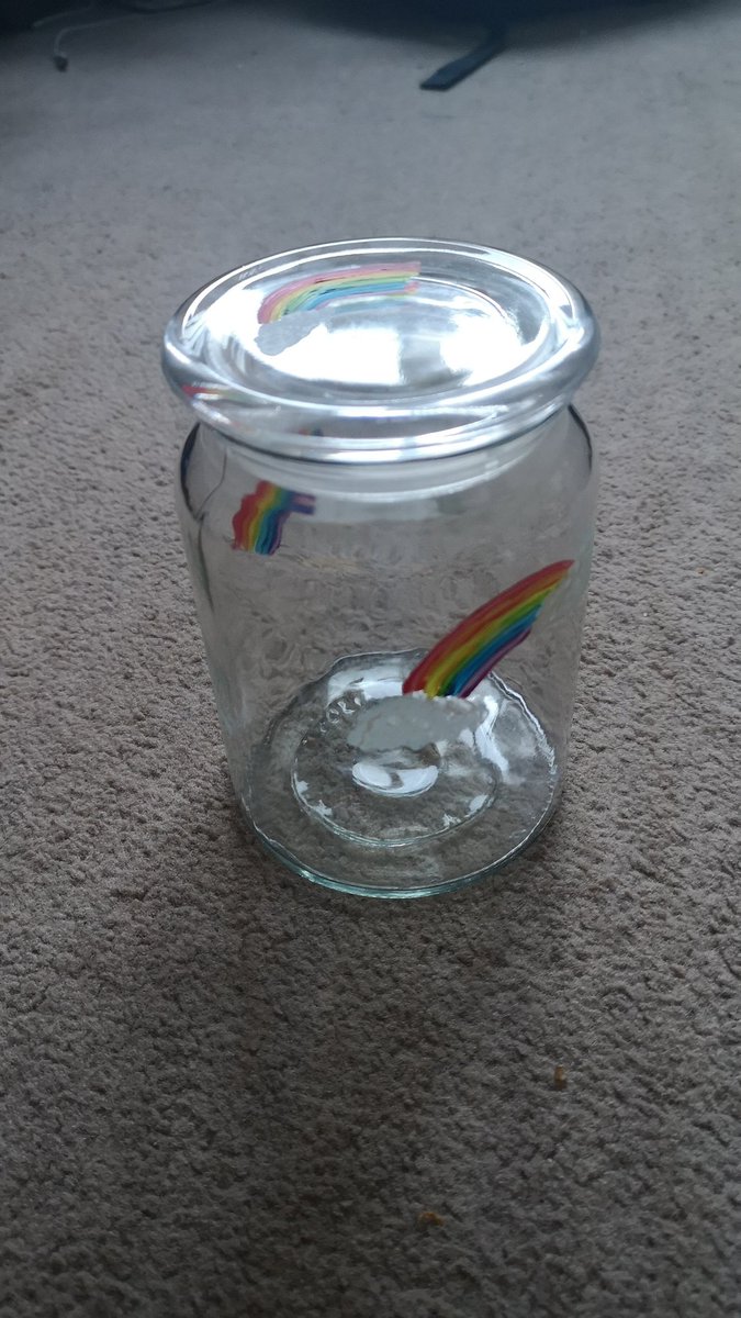 EWPhys's tweet photo. When you volunteer to make a kindness jar for your placement. Helpful and therapeutic @SWBHnhs @icares_SWBH #physiostudent #bcuphysio #wellbeing #placement #communityphysio https://t.co/VPYThE7tDW