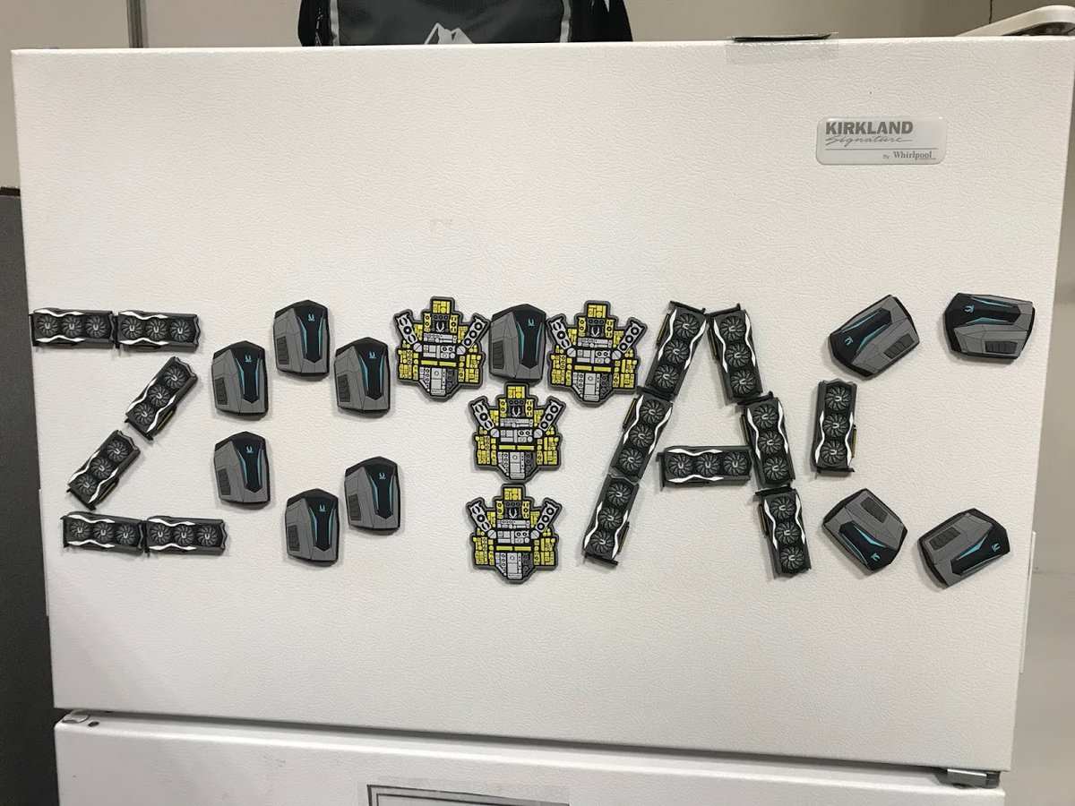 Do you have #ZOTAC #Magnet on your fridge? 🤔

#ZOTAC #RTX #RTXOn #PCComponents #DesktopGaming #PCMasterrace #PCGaming #Tech