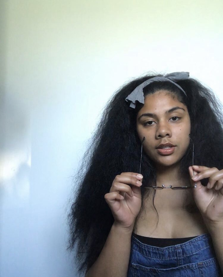 Half Black Half Brown Hair Tumblr