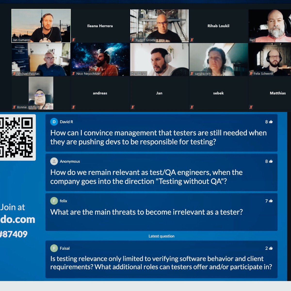 ileana_herrera's tweet photo. ‘How to remain relevant as a tester’ , Awesome meetup from #motberlin and #meetupoftest . Thank you @JanEumann @ilarihenrik @michael_palotas @DanAshby04 https://t.co/wskCO31MoH