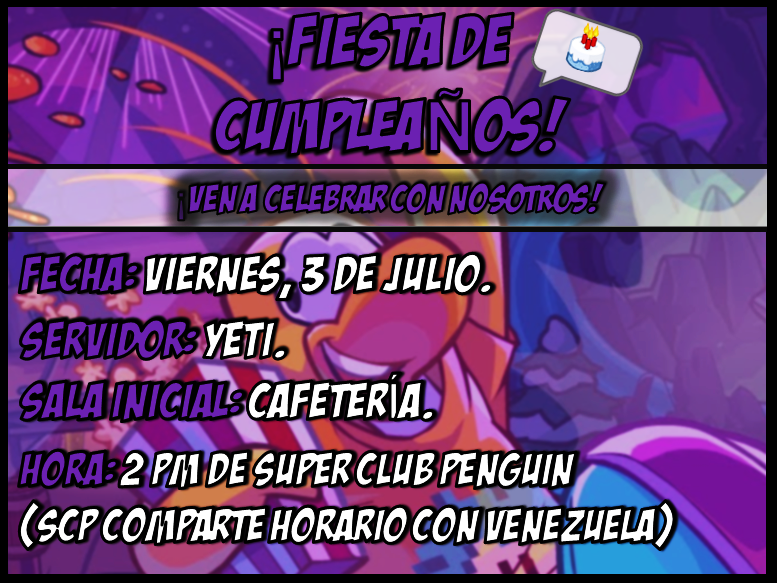 Sn2ckerspup's tweet photo. ¡Mañana celebraré mi cumpleaños con ustedes en #SuperCP! c,: (Haremos un directo aquí: https://t.co/xDtkgKOUPA)
Aquí los horarios:
México, Perú, Ecuador y Colombia | 1:00 pm
Argentina, Chile, y Uruguay | 3:00 pm
Bolivia y Venezuela | 2:00 pm
España | 8:00 pm
¡Nos vemos allá! https://t.co/6pUDdSWRip