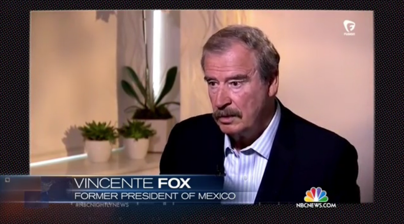 Happy Birthday to former Mexican president Vicente Fox. Or as describes him, \"Vincente\" Fox.      