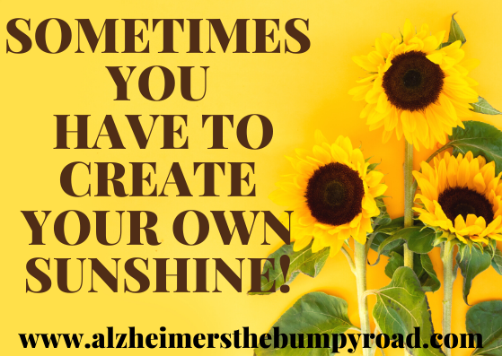 We need to be the seekers of small glimpses of light! In what may seem a gray day.