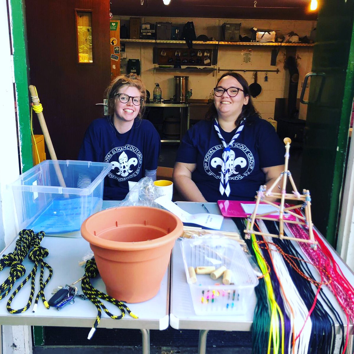 Thanks Hayley and Rubes for the supplies for our Scouts’ next projects - Roman catapults, and paracord woggles and bracelets #scoutingathome #scoutingmodels #learningnewthings