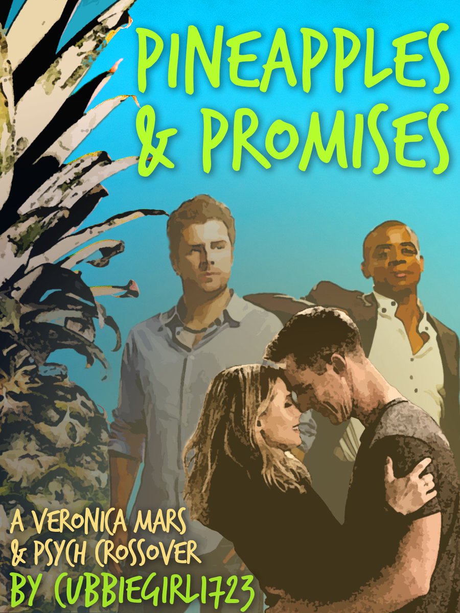 Pineapples & PromisesBy CubbieGirl1723Veronica and Logan take a trip to Santa Barbara and cross paths with Shawn and Gus.  https://archiveofourown.org/works/20725073 Crossover/Classic by  @cattyk8fic #Tropeapalooza  #VMFanfic