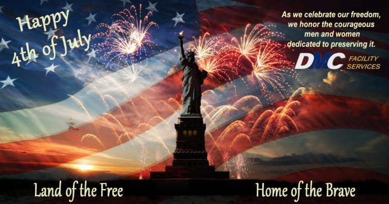 DMC_Services's tweet photo. Happy 4th from our DMC family to yours. Stay safe and have fun! https://t.co/QHhT2FPS2a